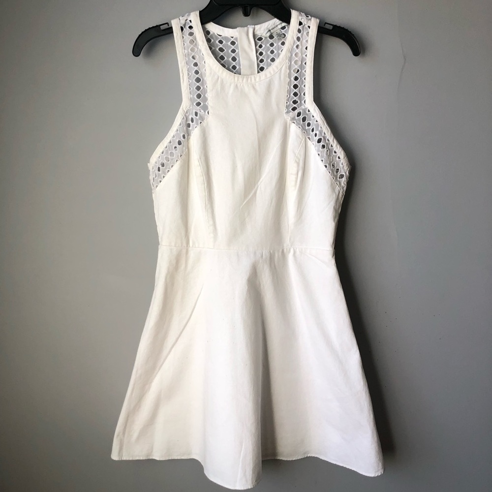 American Eagle White Cotton Dress Size 2
